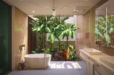 1bedhillsidevillabathroom