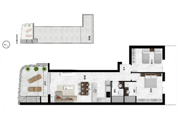 Image No.13-3 Bed Apartment for sale