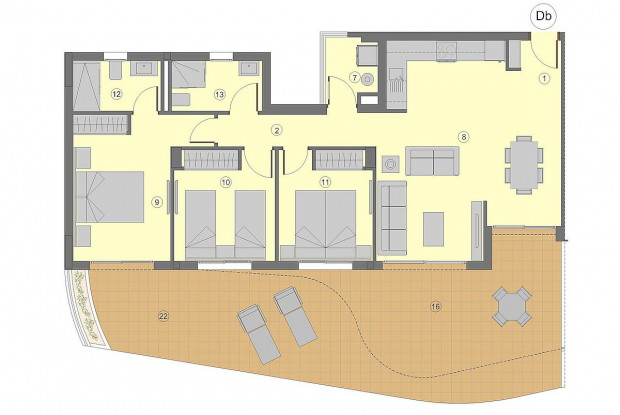 Image No.13-3 Bed Apartment for sale