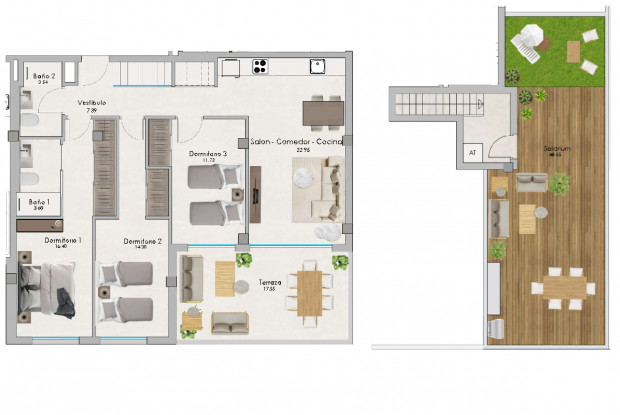 Image No.12-3 Bed Apartment for sale