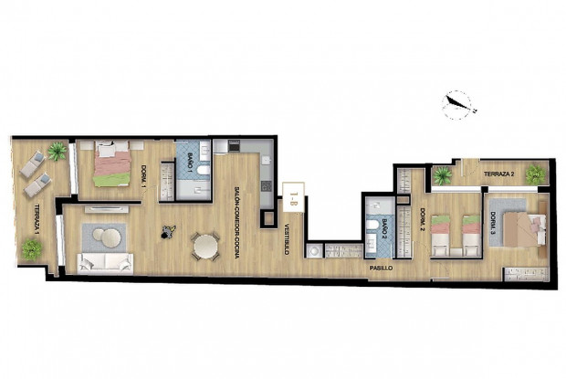 Image No.11-3 Bed Apartment for sale