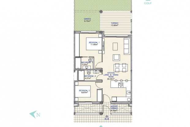 Image No.8-2 Bed Apartment for sale