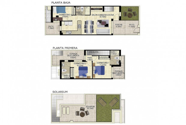 Image No.12-3 Bed Townhouse for sale