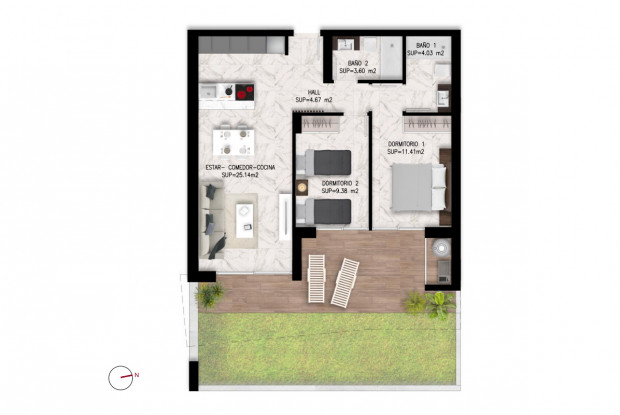 Image No.11-Appartement de 2 chambres à vendre à San Miguel de Salinas