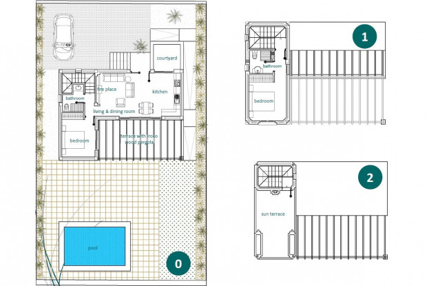 Image No.11-2 Bed Villa for sale