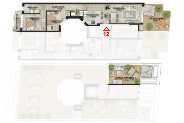 Image No.14-2 Bed Apartment for sale