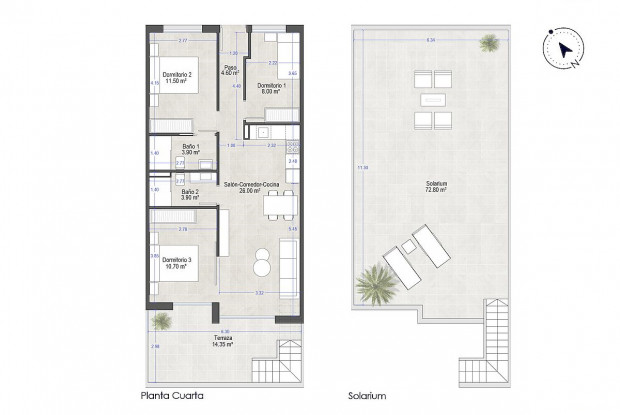 Image No.13-3 Bed Apartment for sale