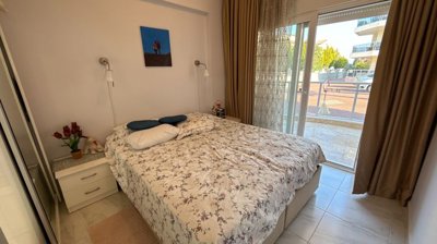 Ground Floor Apartment In Belek, Antalya For Sale - Second bedroom, with a private balcony