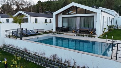 Newly-Built Fethiye Property For Sale - Private pool and sun terrace