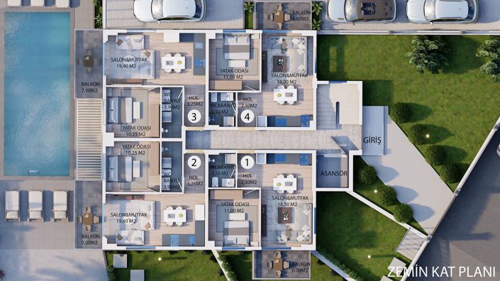 Image No.11-1 Bed Apartment for sale