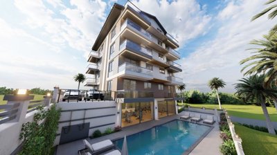 Modern Property For Sale In Fethiye For Sale - On- site gym