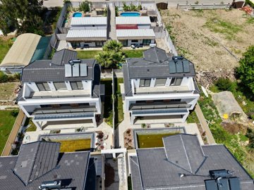 Superior Detached Fethiye Property For Sale - Arial view over the villa