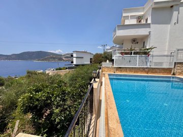 An Idyllic Detached Kalkan Villa For Sale - Private pool and terraces with sea views