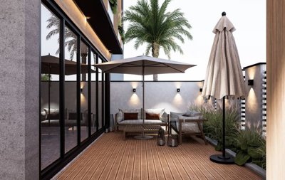 Dream Property Investments For Sale - Communal exterior seating terrace