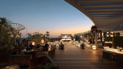 Deluxe Investment Properties For Sale In Antalya - Social exterior terraces