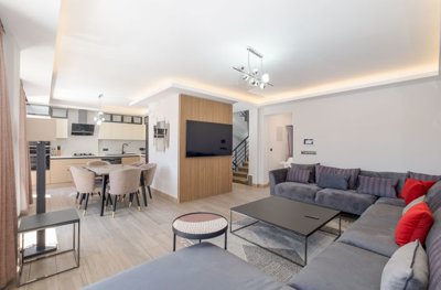 Key-Ready Investment Property For Sale In Ovacik, Fethiye - Lounge to the kitchen