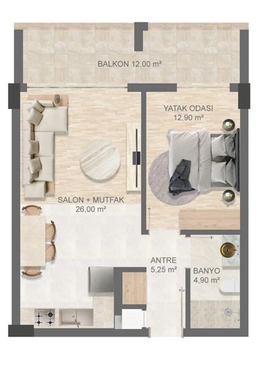 Image No.18-1 Bed Apartment for sale