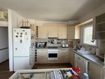 A Sea & Nature View Apartment In Bodrum For Sale - Good-size kitchen