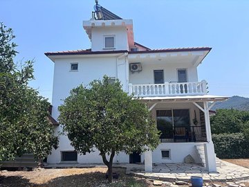 Detached Traditional Villa For Sale In Ortaca - Main view of the triplex villa