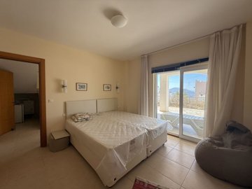 Sea View Triplex Bodrum Villa For Sale In Koyunbaba, Gumusluk - Lower ground floor bedroom