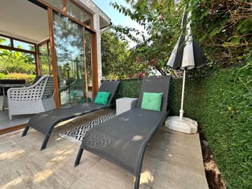 Semi-Detached Villa For Sale In Dalyan With A Shared Pool - Exterior sunbathing terrace
