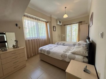 Notable Sea View Penthouse For Sale In Akbuk, Didim - Relaxing twin bedroom