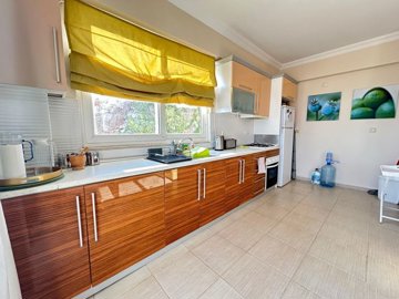 Sea View Apartment For Sale In Didim - Fully fitted kitchen with white goods