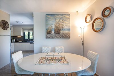 Breathtaking Villa With A Private Pool & Garden For Sale In Yalikavak - Elegant dining area