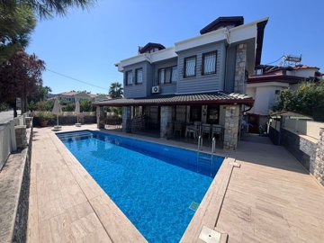 Attractive Detached Property For Sale In Dalyan, Mugla - View of the villa and private pool
