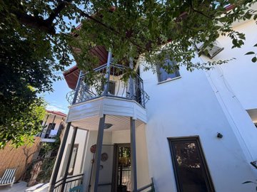 A Traditional Garden Apartment With Modern Accents Is For Sale In Dalyan - Balcony and entrance