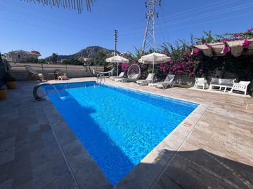 A Stylish Dalyan Bungalow For Sale With A Private Pool & Garden - Swimming pool with sunny terraces