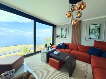 Prestigious Sea View Villa In Bodrum With A Private Garden For Sale - Lounge with sea view