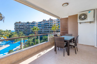 Exquisite Apartment For Sale In Alanya – Balcony from the lounge