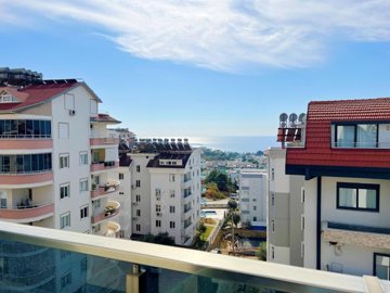 Sea View Alanya Penthouse For Sale With A Shared Pool - Balcony enjoying sea views