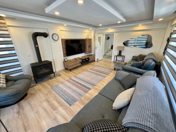 Detached Private Villa In Fethiye For Sale - Lounge with modern furnishings