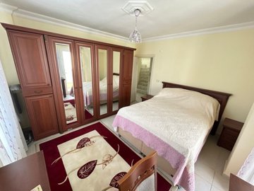 Furnished Property With A Sea View For Sale In Altinkum, Didim – First bedroom