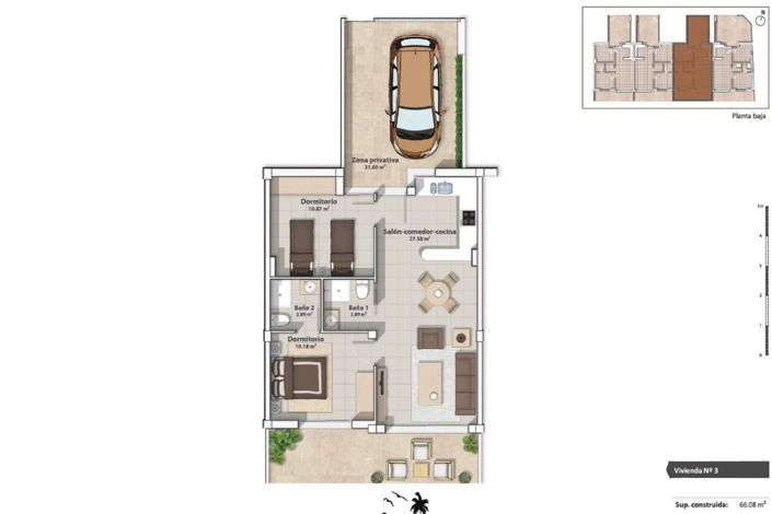 Image No.6-2 Bed Apartment for sale