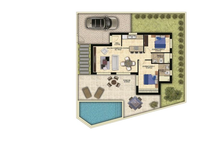 Image No.7-2 Bed Villa for sale