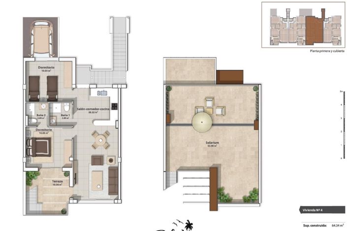 Image No.6-2 Bed Penthouse for sale