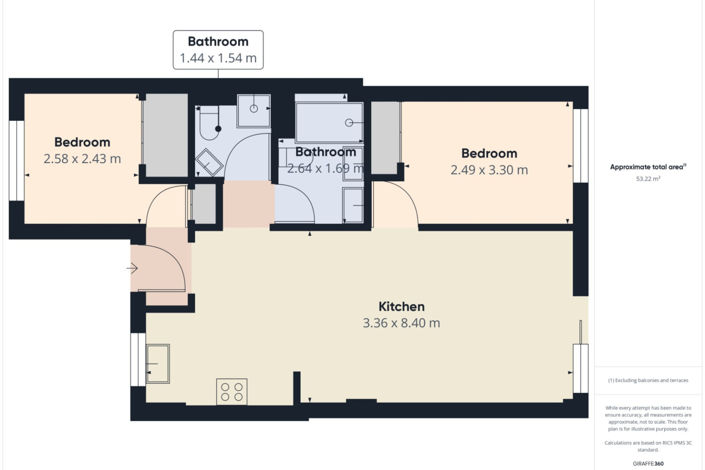 Image No.20-2 Bed Apartment for sale