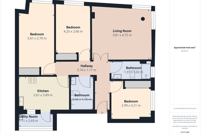 Image No.30-3 Bed Apartment for sale