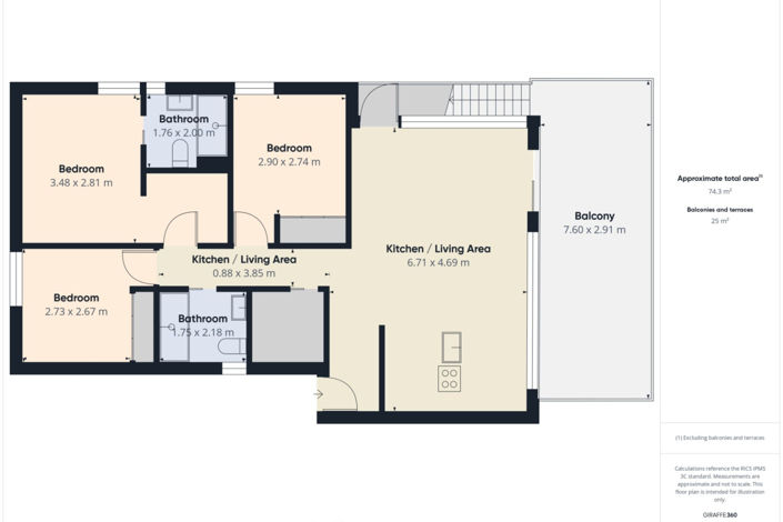 Image No.56-3 Bed Penthouse for sale