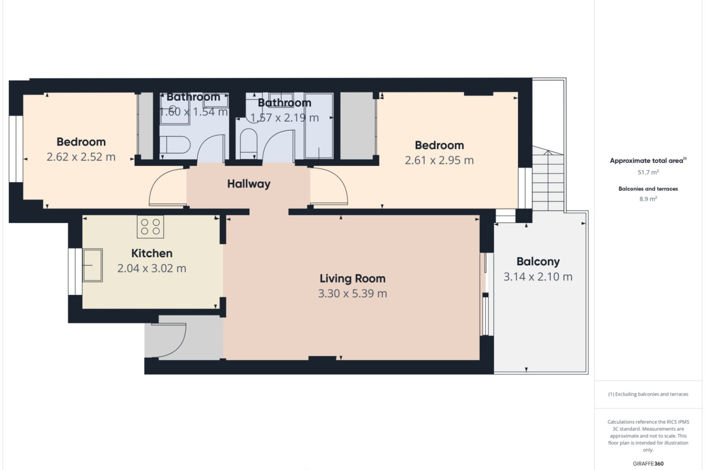 Image No.42-2 Bed Apartment for sale