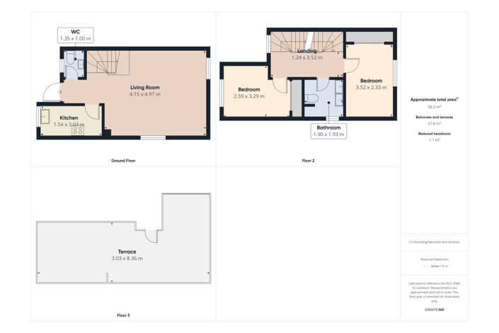 Image No.31-2 Bed Townhouse for sale