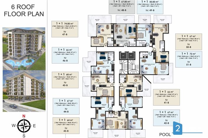 Image No.17-1 Bed Apartment for sale