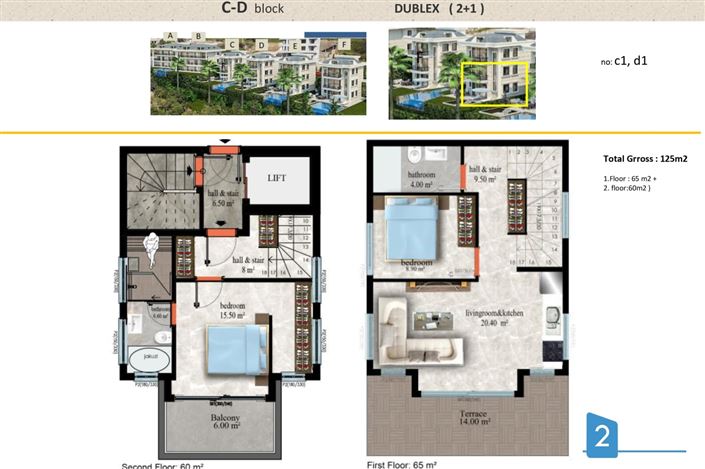 Image No.11-1 Bed Apartment for sale