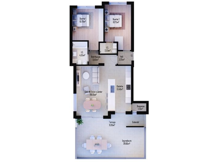 Image No.30-2 Bed Apartment for sale