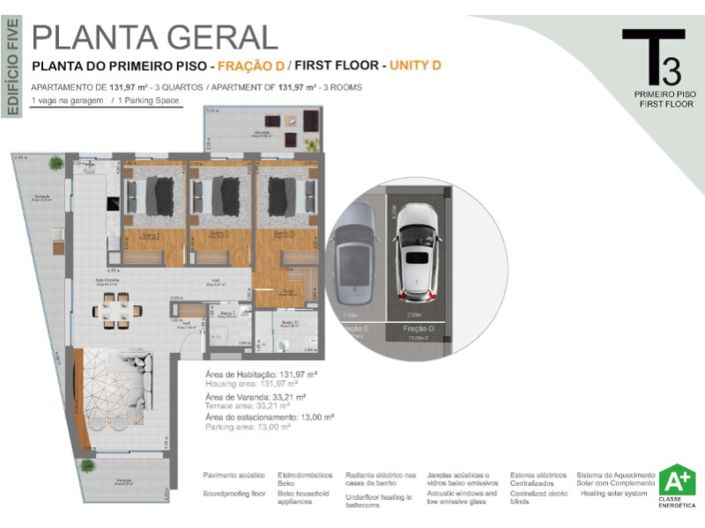 Image No.23-3 Bed Apartment for sale