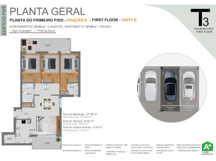 Image No.22-3 Bed Apartment for sale