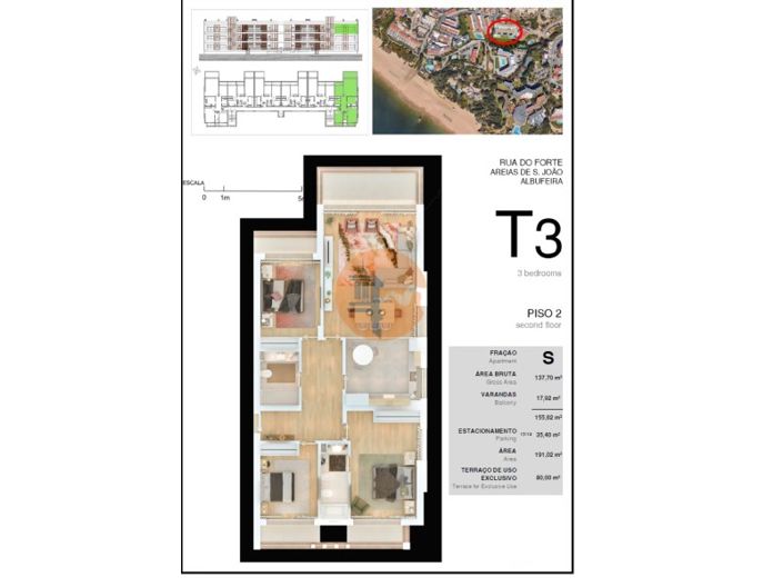 Image No.50-3 Bed Apartment for sale